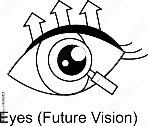 Eyes (Future Vision) Icon. Vector Design