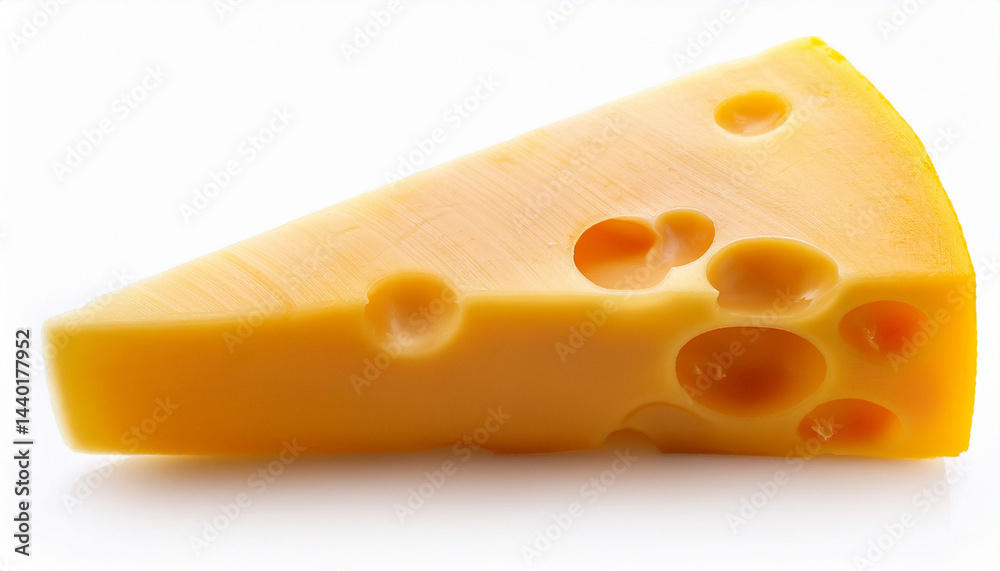 cheese slice isolated on the white background cheese slice isolated on the white background