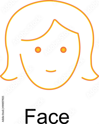 Face Icon. Vector Design