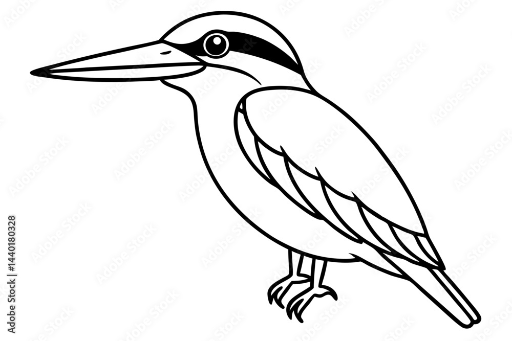 Obraz premium Kingfisher Elegance