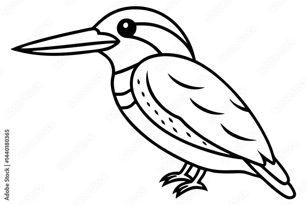 Obraz premium Kingfisher Elegance