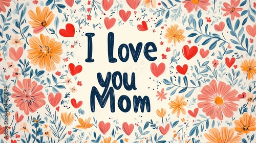 Floral Mother's Day message