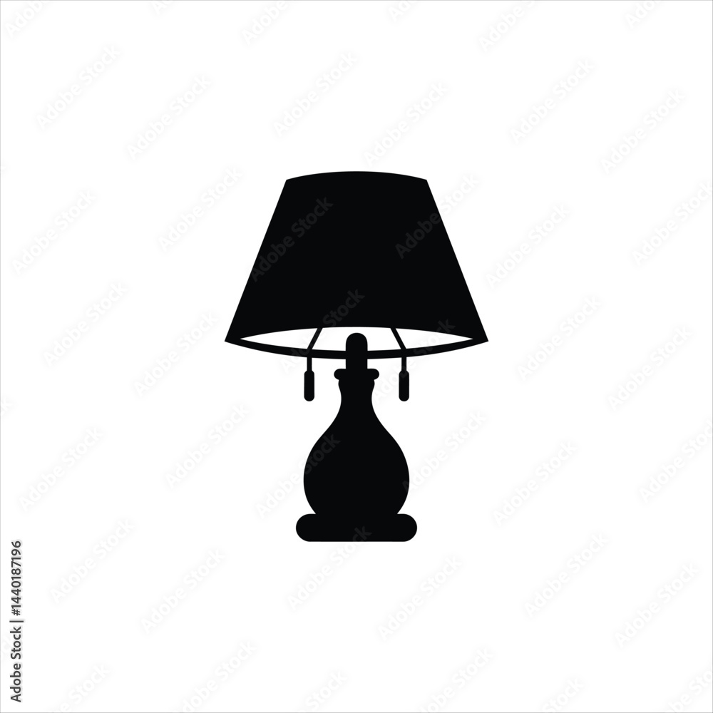 lamp on a table lamp on a table