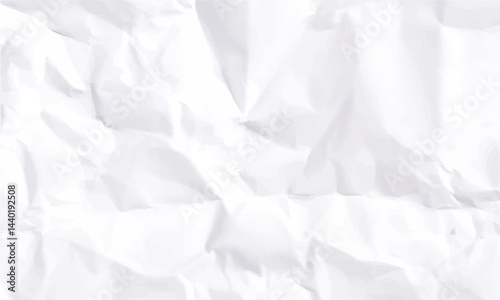 Paper texture Crumpled White. Grunge wrinkled white color paper textured background. 
