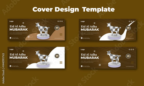 Eid al adha social media post and cover design template