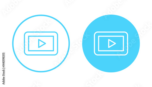 Free Download Play icon vector. Play button sign and symbol - GFXLoad