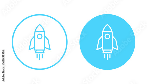 Rocket icon vector. Startup sign and symbol. rocket launcher icon