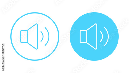 Speaker icon vector. volume sign and symbol. loudspeaker icon. sound symbol
