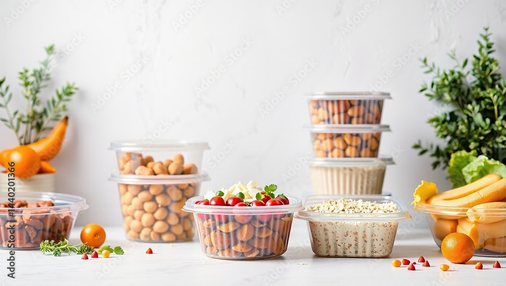 Sustainable Food Storage: Compostable Containers, Ready for Use