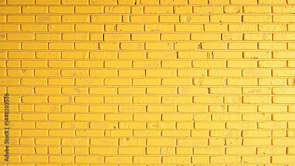Yellow Brick Wall Background for Product Photography Display