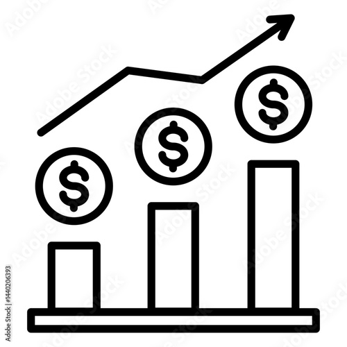 Surplus Outline Icon