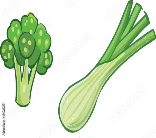 fresh green vegetable