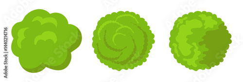 Tree crowns set