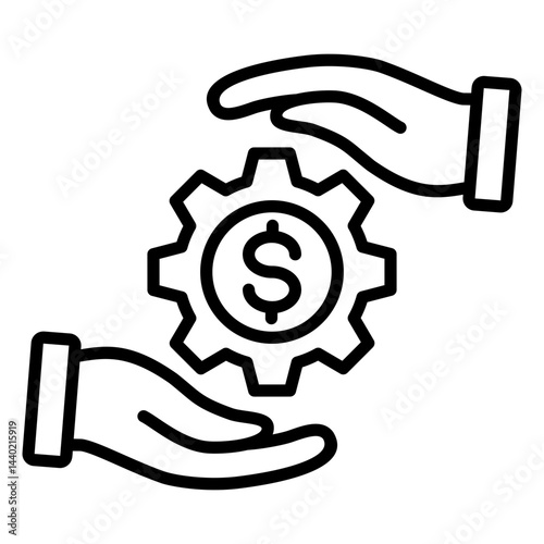 Compensation Outline Icon