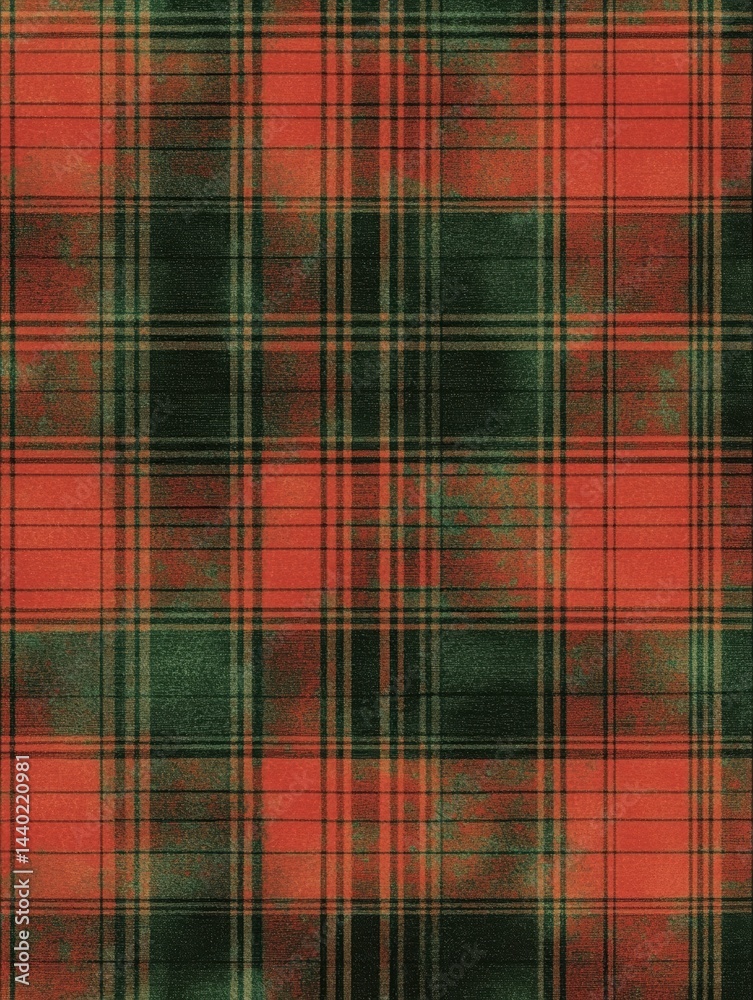 Vivid plaid texture with interwoven lines and rustic charm seamless design of tartan pattern Vivid plaid texture with interwoven lines and rustic charm seamless design of tartan pattern