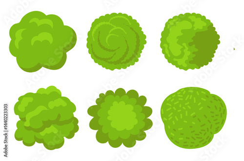 Tree crowns set