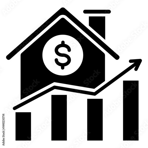 Cost Of Living Glyph Icon