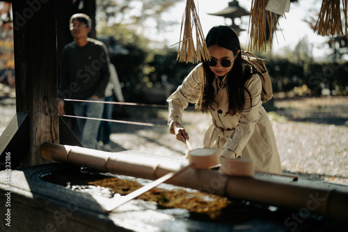 Traveling in Japan, Woman T...