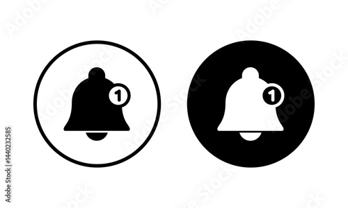 Bell Icon vector illustration. Notification sign and symbol for web site design