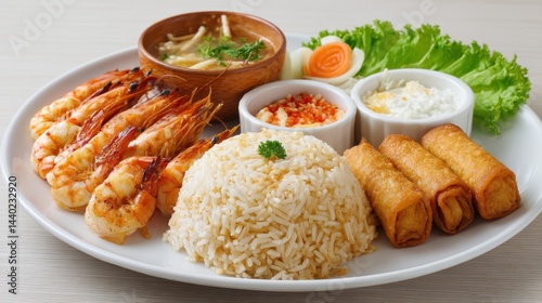 Authentic Thai Cuisine Plate
