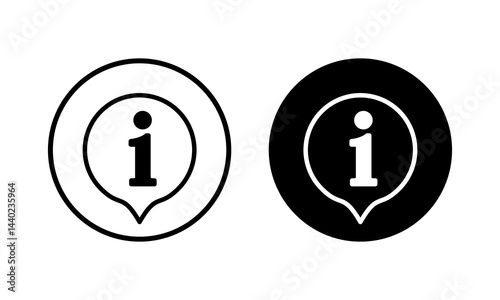 Information sign icon vector illustration. about us sign and symbol. question mark icon