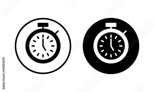 stopwatch icon vector illustration. Timer sign and symbol. Countdown icon. Period of time
