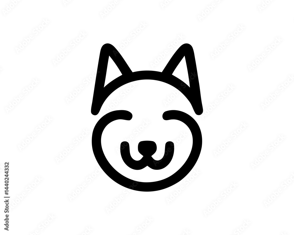 vector illustration of a dog vector illustration of a dog