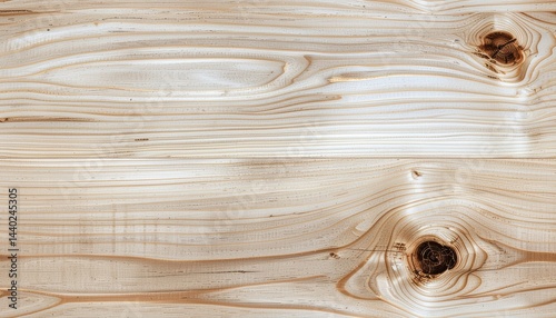 Seamless Light Maple Wood Grain Texture Background, Minimalist Natural Wooden Surface for Modern Design.