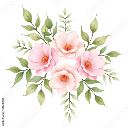 Bouquet of flowers vector illustrator