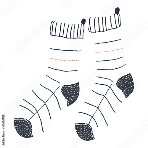 black and white vector illustration of a pair of hands
