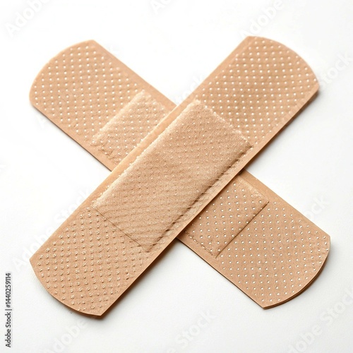 adhesive bandage isolated on white