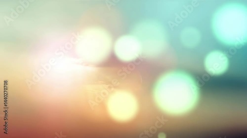 A dreamy, soft-focus shot of light bokeh, symbolizing creativity and art.