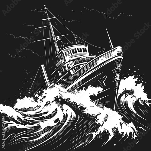 boat in the sea