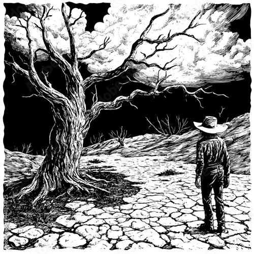 man and tree