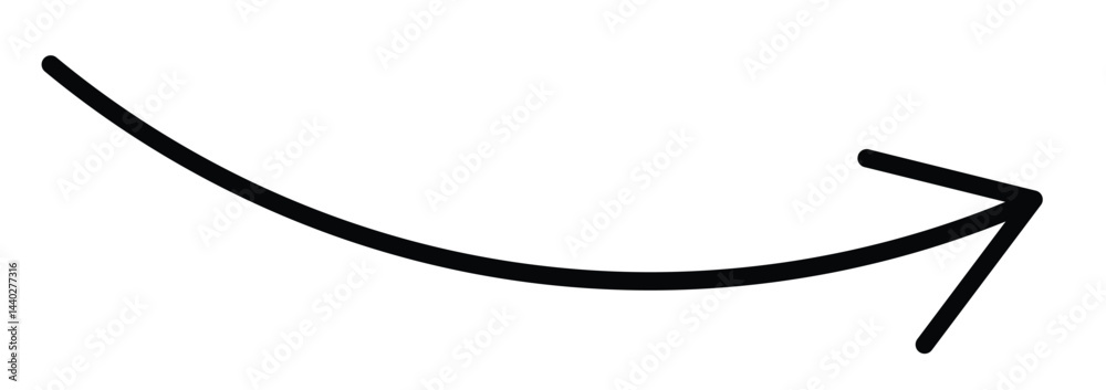 Long arrows icon. Long curved hand drawn arrow. Flat Style Arrow Symbol. Vector Illustration.
Long arrows icon. Long curved hand drawn arrow. Flat Style Arrow Symbol. Vector Illustration.