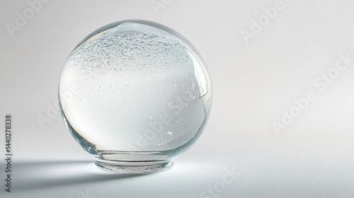 Wallpaper Mural Gleaming Crystal Ball on White Background for Professional Use Torontodigital.ca