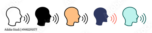 Speaking multiple icon