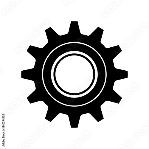 gear vector silhouette