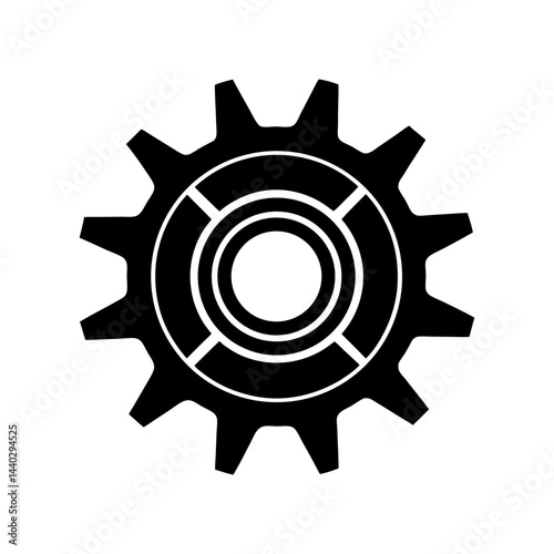 gear vector silhouette