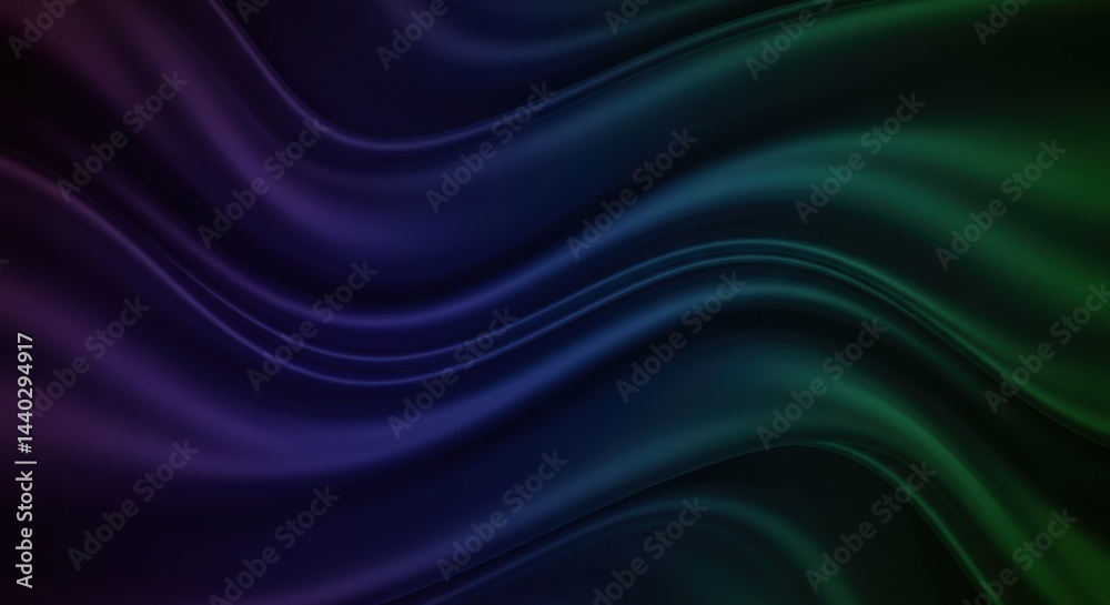 Dark Blue Green Purple Fabric Texture With Smooth Curves Dark Blue Green Purple Fabric Texture With Smooth Curves