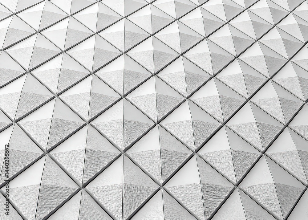 Abstract Silver Triangles Texture, Modern Metallic Geometric Pattern, Shiny Surfaces Abstract Silver Triangles Texture, Modern Metallic Geometric Pattern, Shiny Surfaces