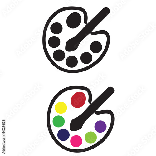 paint brush and palette