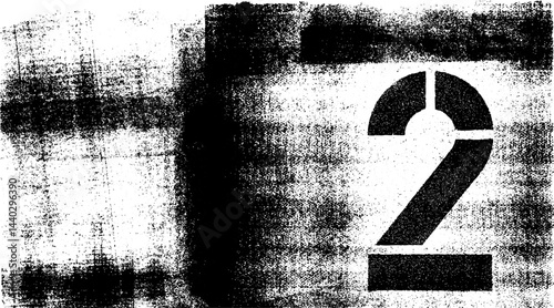 Large vector abstract grunge ink texture with a transparent background