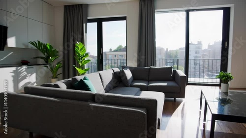 Modern Apartment Interior Tour with Bright Natural Light