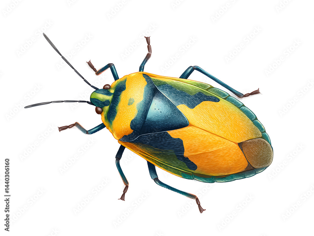 A colorful bug