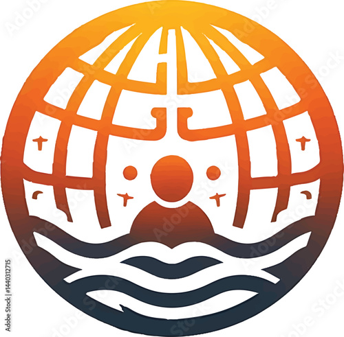 world refugee day logo banner illustration