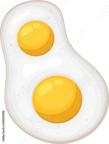 Chicken eggs clipart design illustration