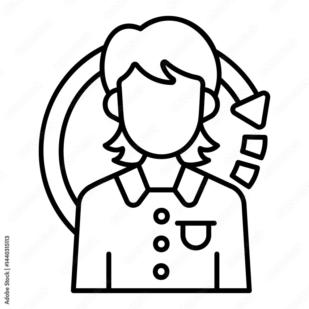 Fototapeta premium Customer Retention Icon