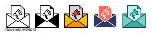 Email Marketing line icon