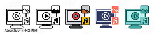 Content line icon